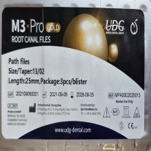 M3 Path File (13*2%) (3 pcs per blister) 25mm